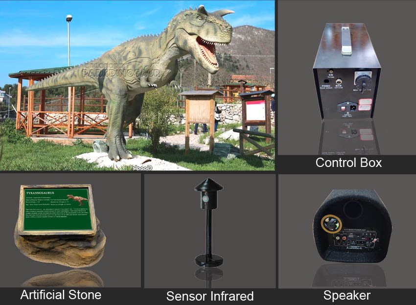 Jurassic Statue Alive Dinosaurs For Exhibition-F