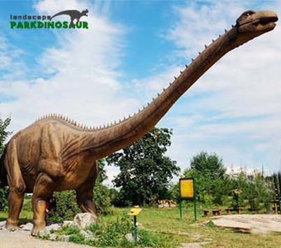 Animatronic levensgrote dinosaurus voor park