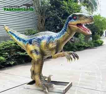 Animatronic dinosaurusstandbeeld Velociraptor